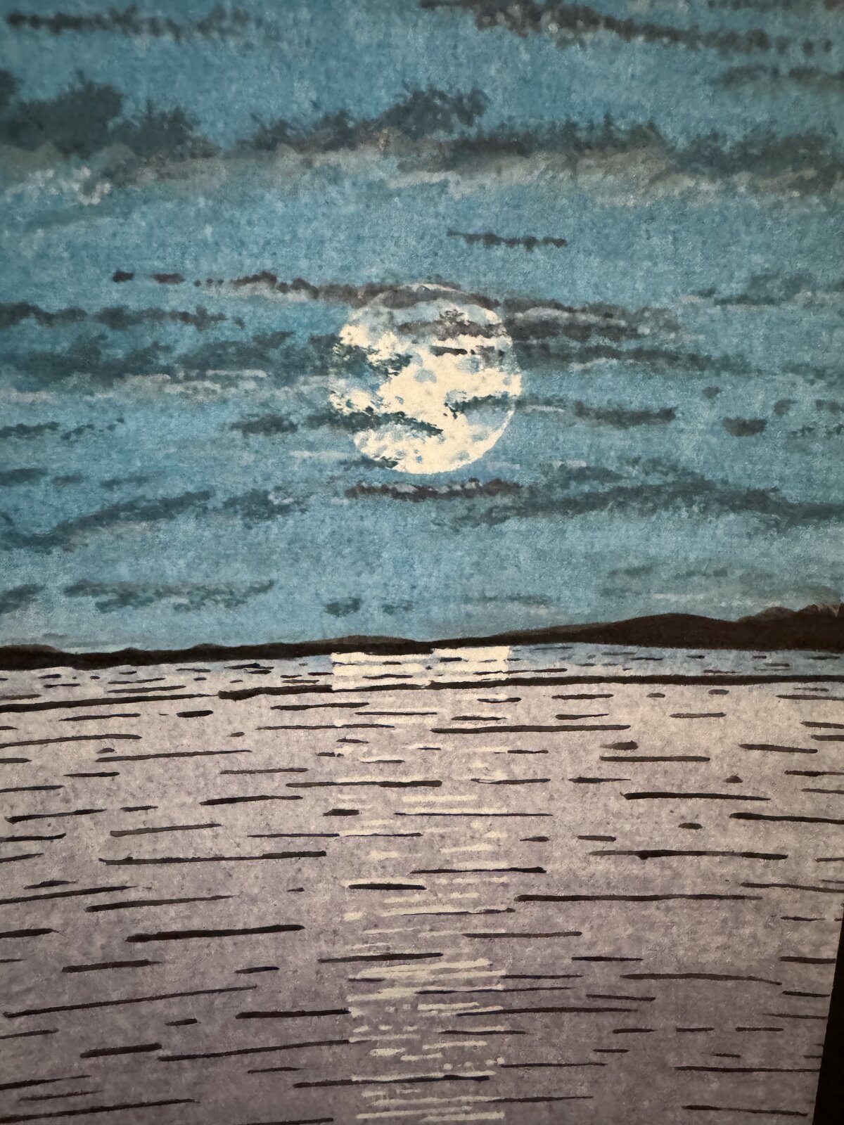 Hand-made postcard art