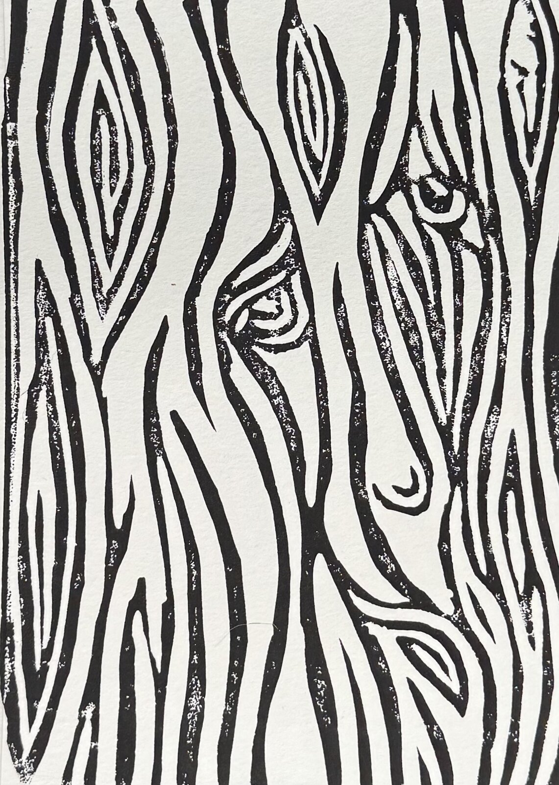 Hand-made postcard art