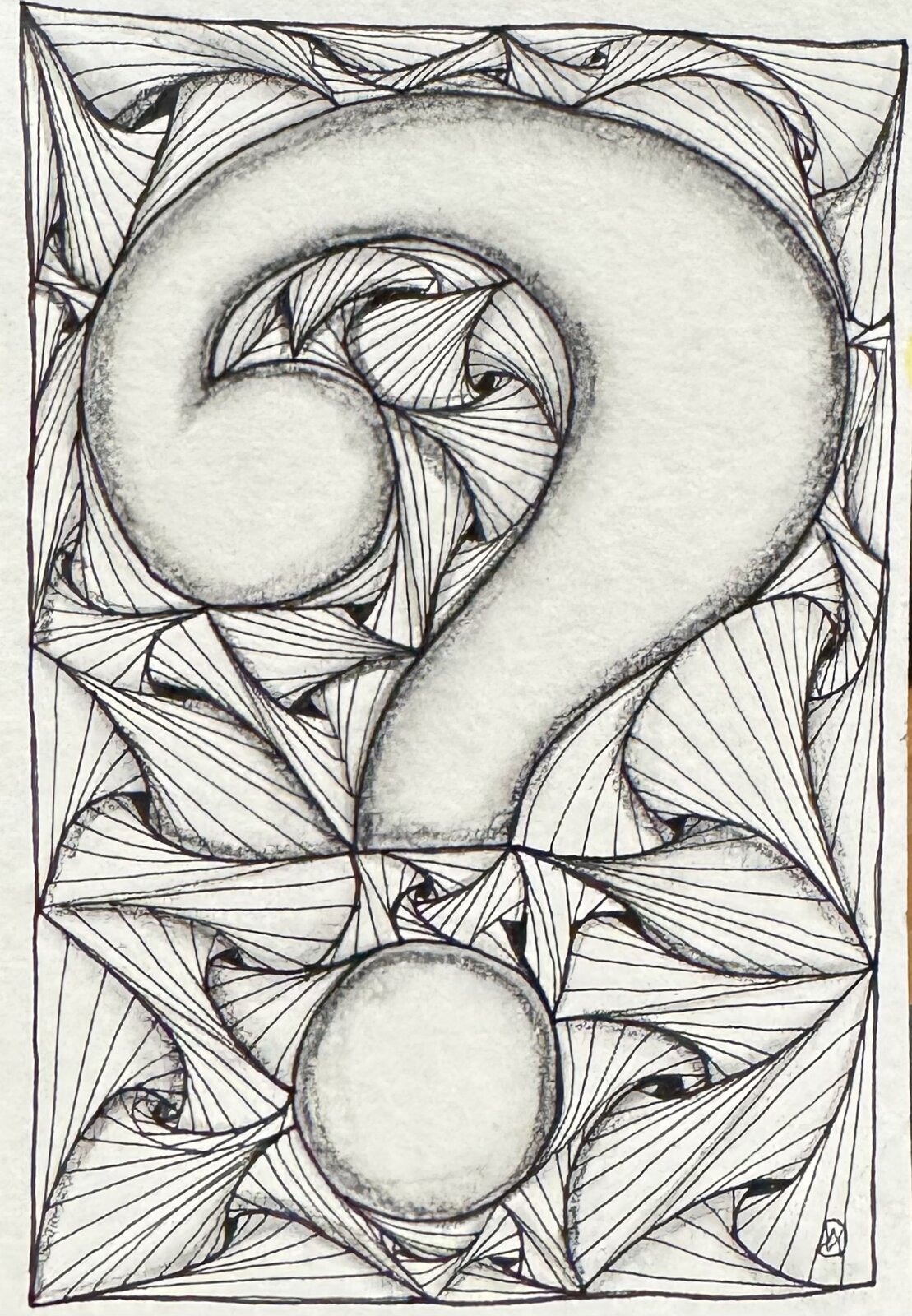 Hand-made postcard art