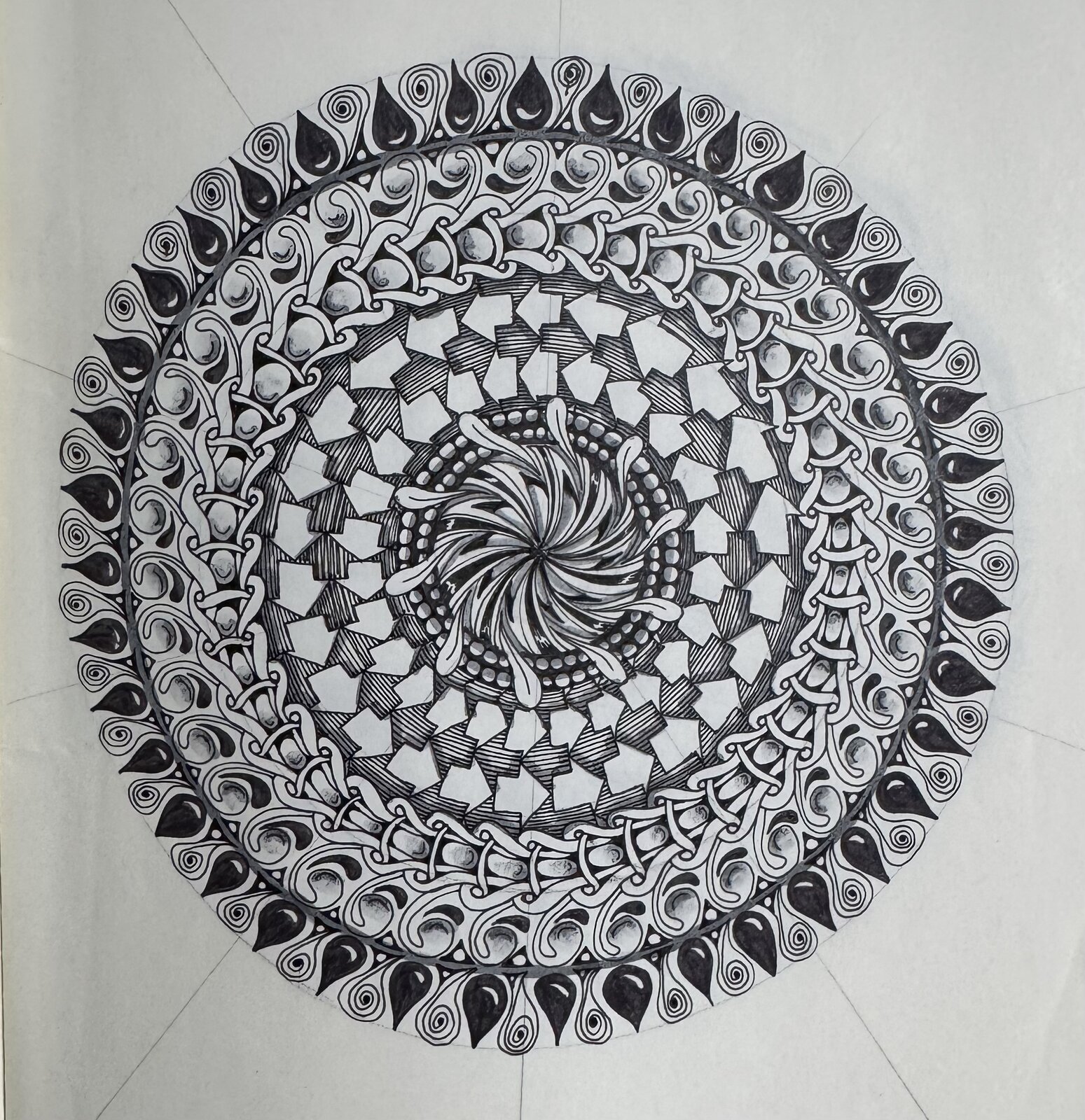 Hand-made postcard art